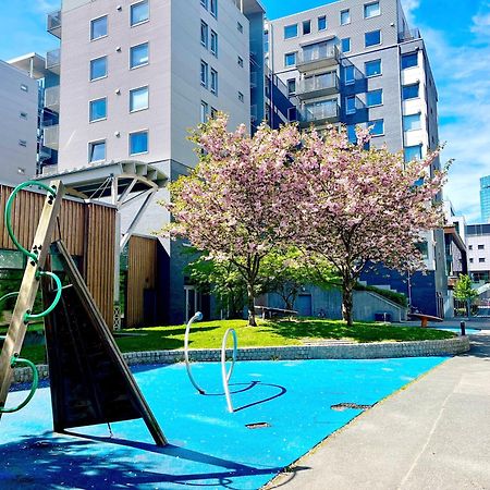 City Center Flat W Roof Top Terrace & Free Parking Oslo Exterior photo
