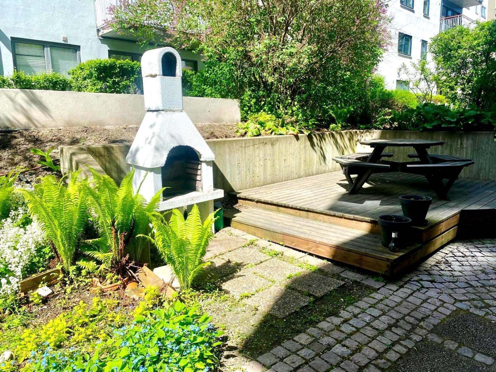 City Center Flat W Roof Top Terrace & Free Parking Oslo Exterior photo